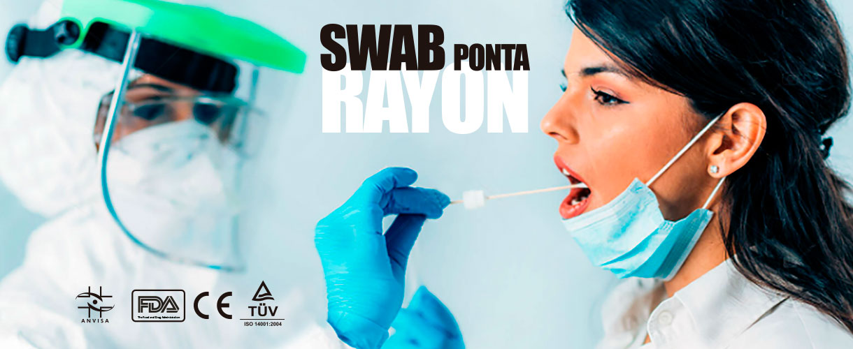 Swab Ponta Rayon